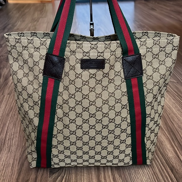 A307- ๐ฏ% authentic Gucci tote bag - Picture 3 of 16